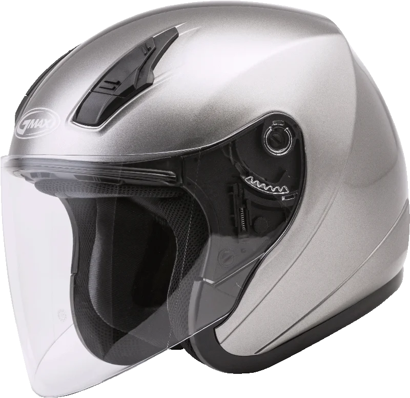 helmet for urban safety-GMax 72-4812 OF-17 Open-Face Helmet Titanium