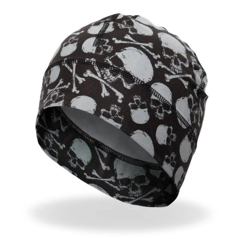 helmet for sunny days-Hot Leathers Crossbones Helmet liner KHC4004