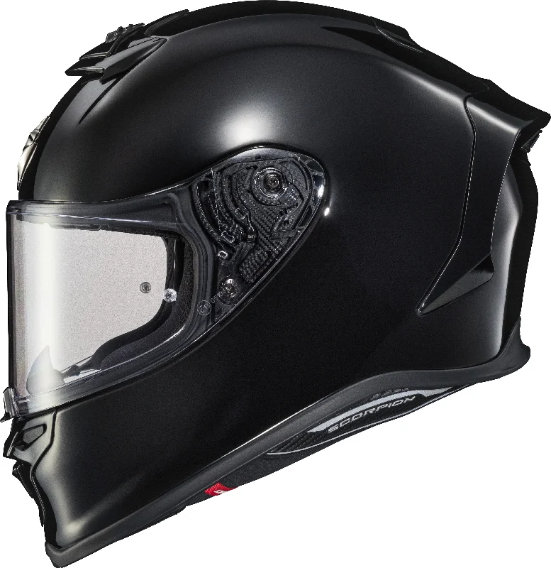 helmet for smooth rides-Scorpion EXO 75-1350 EXO-R1 'Air' Full Face Helmet Gloss Black