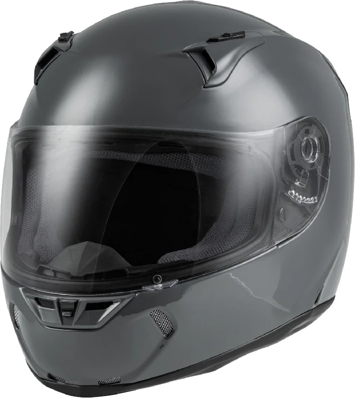 helmet for added protection and comfort-Fly Racing 73-8354 Revolt Solid Helmet Grey