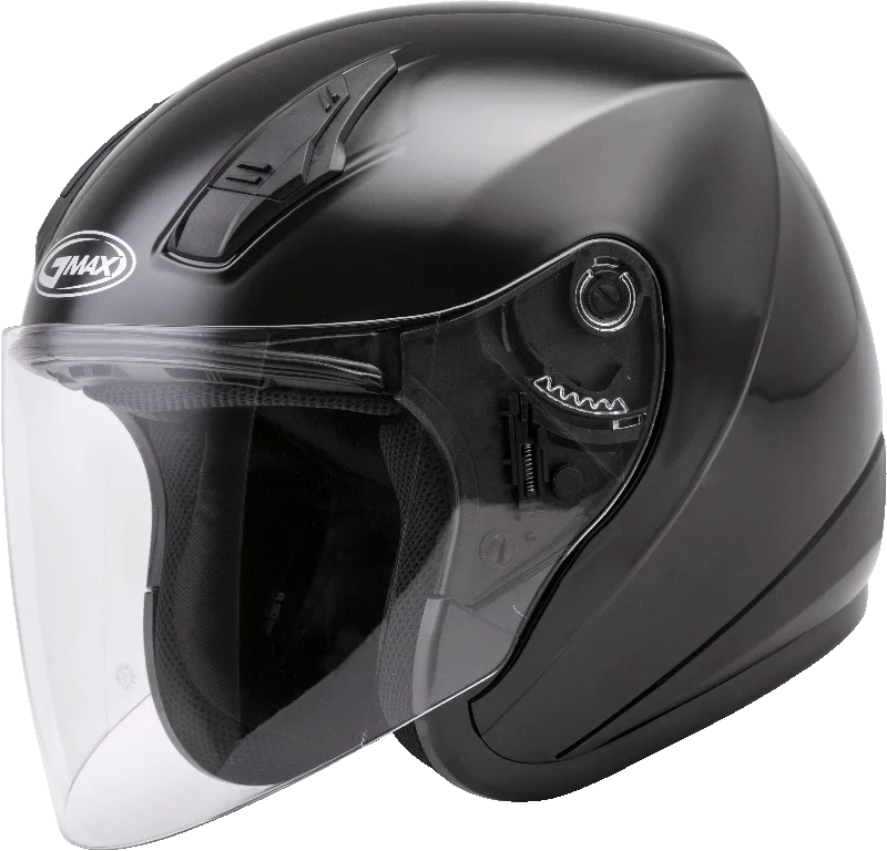 helmet for downhill biking protection-GMax 72-4810 OF-17 Open-Face Helmet Black