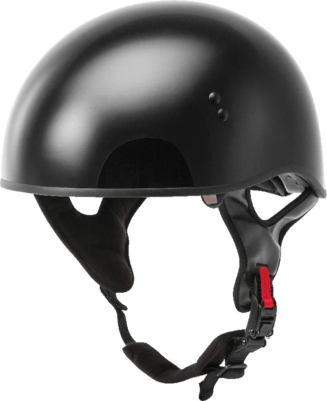 helmet for extreme biking-GMax 72-5442 HH-65 Naked Half Helmet Black