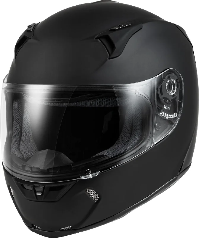 helmet with ventilation openings-Fly Racing 73-8352 Revolt Solid Helmet Ece Matte Black