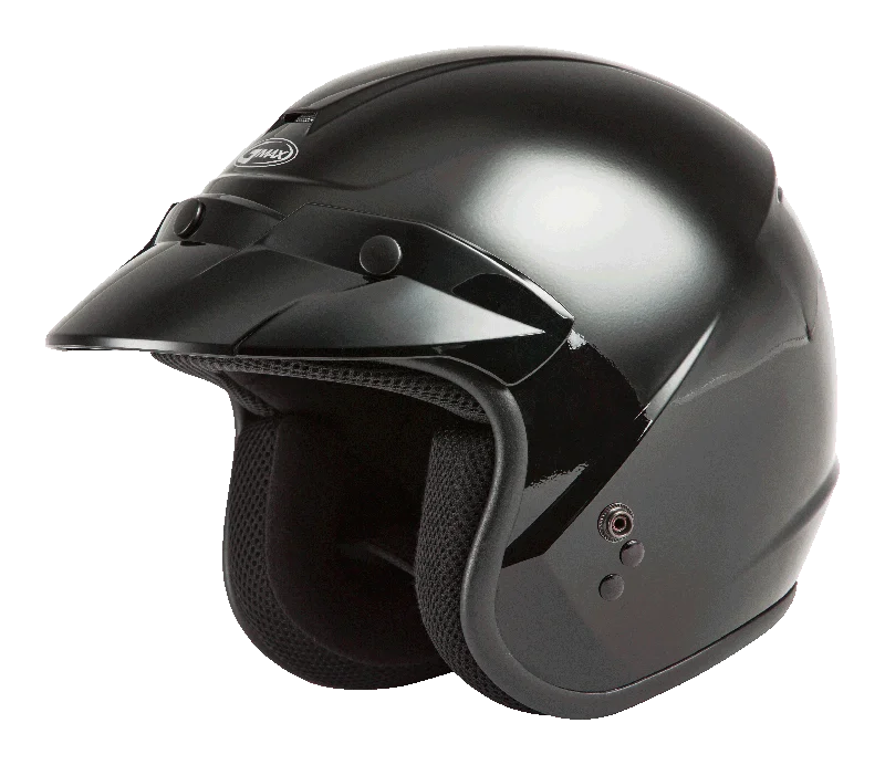 helmet with crash absorption technology-GMax 72-5361 OF-2 Open-Face Helmet Black