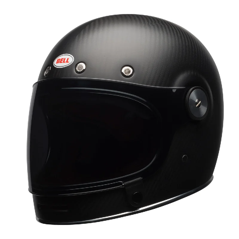 helmet for high-performance motocross-Bell Bullitt Modern Classic Matte Black Carbon Full-Face Helmet