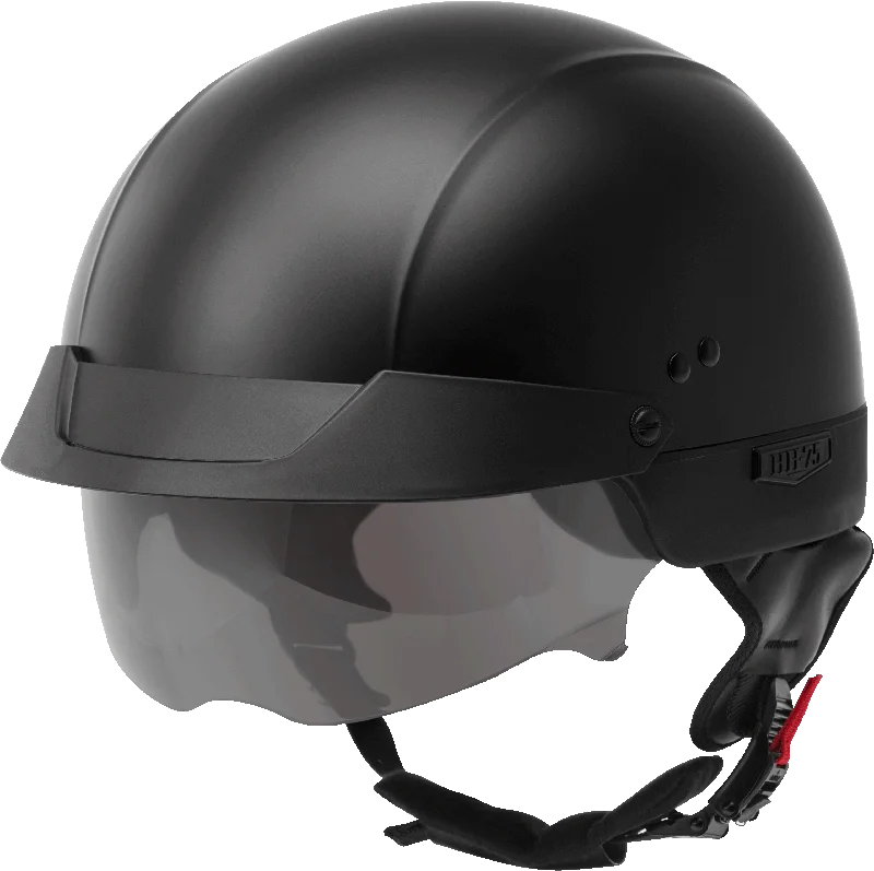 helmet for off-road sports protection-GMax 72-6501 HH-75 Half Helmet Matte Black