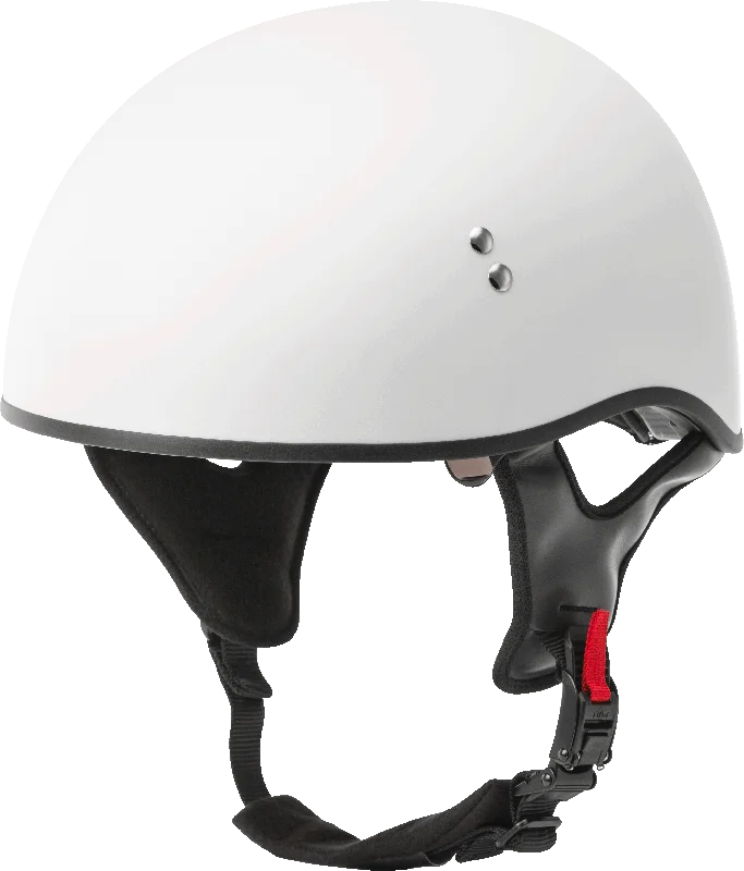 helmet for professional protection-GMax 72-5444 HH-65 Naked Half Helmet Matte White