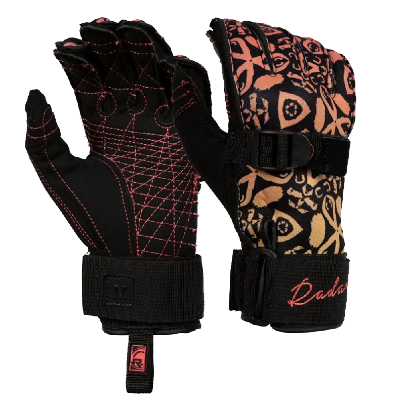 womens warm winter gloves with thermal insulation-2021 Radar Lyric Inside Out Womens Waterski Gloves