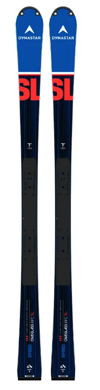 Skis for effortlessly carving down groomed slopes-2022 Dynastar Speed Omeglass WC SL | Slalom Skis