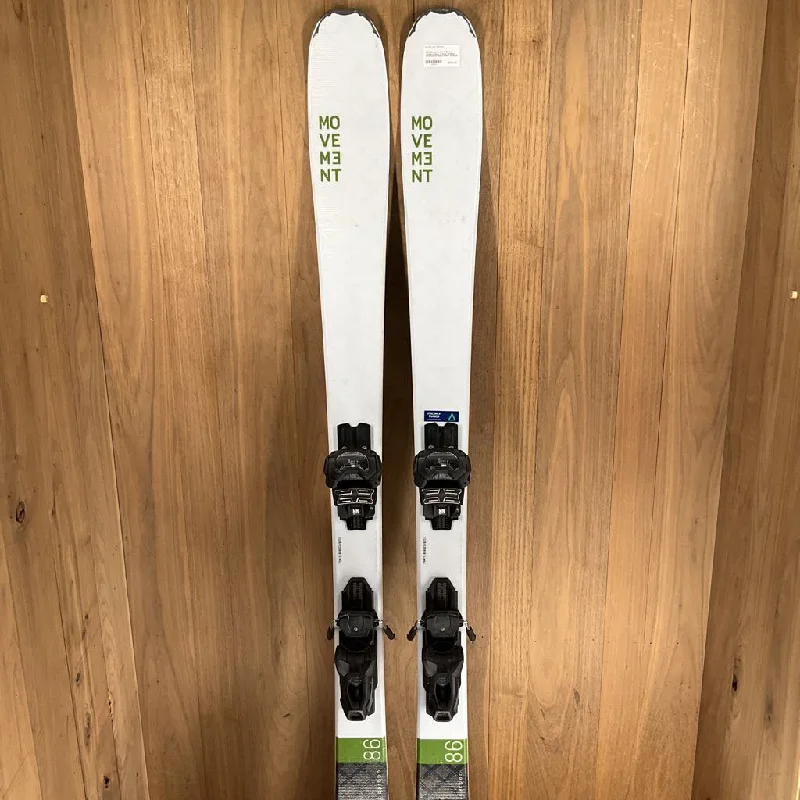 Skis with advanced shock absorption for a smooth ride-2022 Movement Revo 86 w/ Tyrolia Attack 11 Demo Bindings