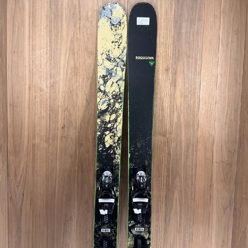 Skis for exploring new ski paths with ease-2022 Rossignol Black Ops Sender w/ Look NX 12 Demo Bindings