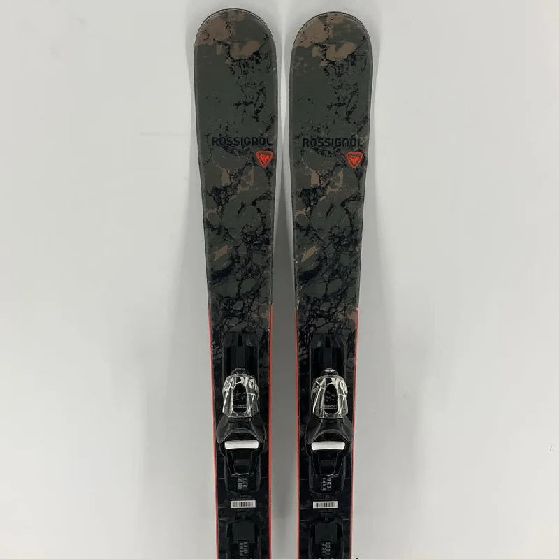 Skis for maintaining stability at high speeds-2022 Rossignol Black Ops Smasher W/ Look Xpress 10 Demo Bindings