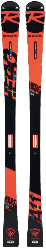 Skis for skiing with ease on tight slopes-2022 Rossignol Hero Athlete Multi Event Junior Race Skis