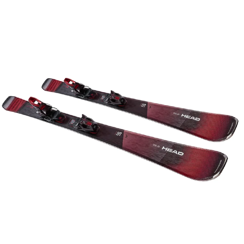 Skis for steep and rocky mountain trails-2023 Head Total Joy w/ Head Joy 11 Demo Bindings