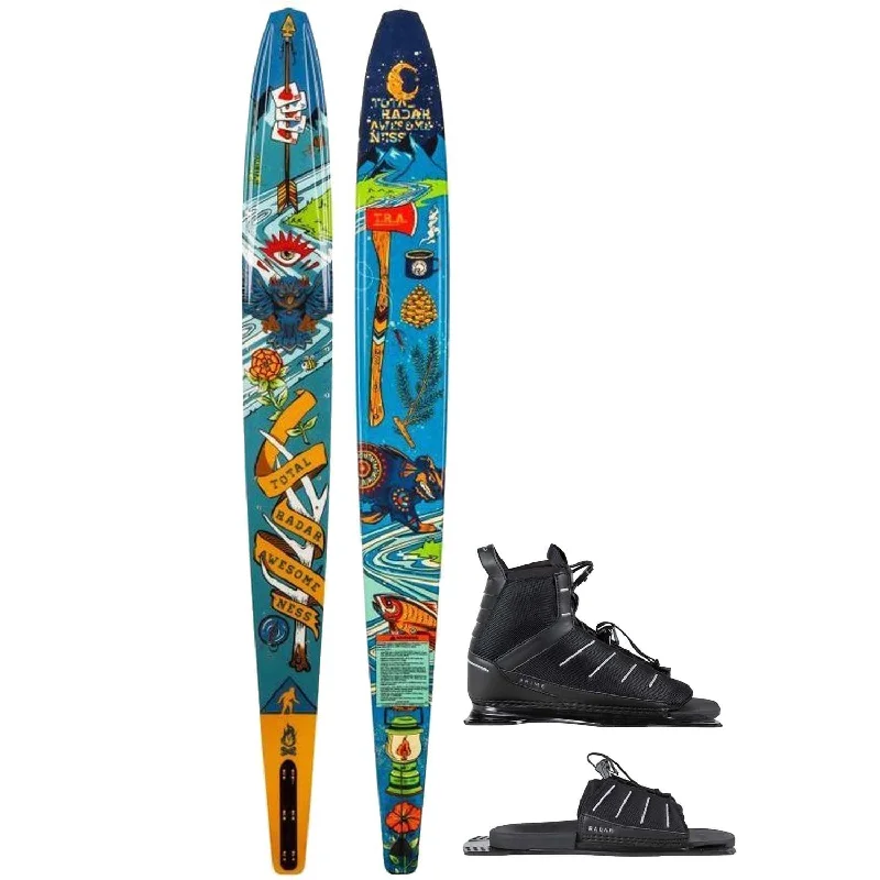 Skis for high-impact skiing adventures-2023 RADAR BOYS TRA SKI WITH PRIME BOOT & RTP