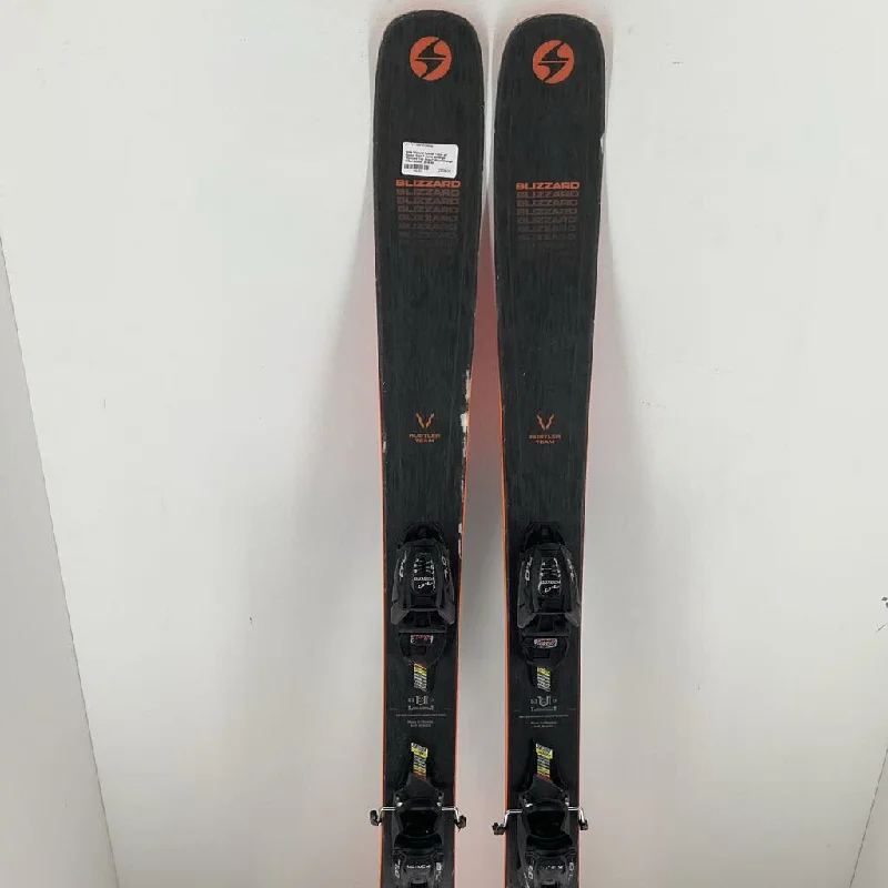 Skis for skiers looking to level up their performance-2024 Blizzard Rustler Team w/ Marker Free 7 Demo Bindings *Epoxied Top Sheet*