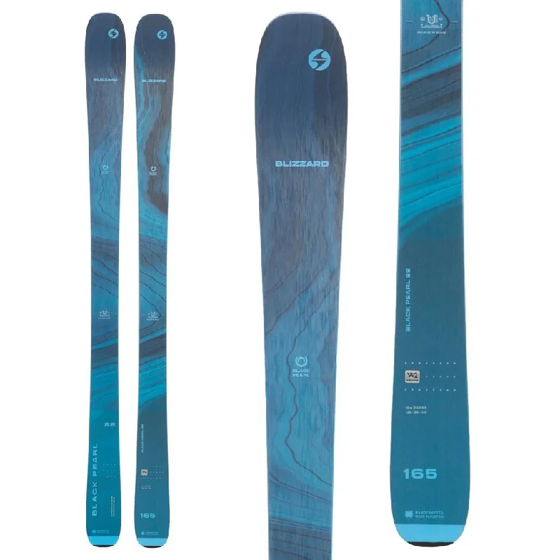 Skis for skiers who love the challenge of steep descents-2024 Blizzard Women's Black Pearl 88