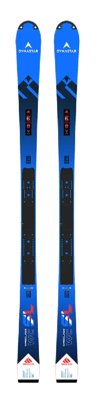 Skis for maintaining stability at high speeds-2024 Dynastar Speed Omeglass WC FIS SL Race Skis