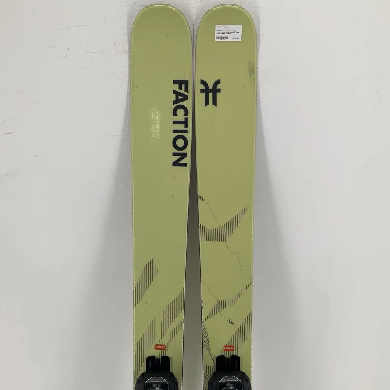 Skis for tackling mountain trails at any angle-2024 Faction Agent 4 w/ Elan Attack 14MN Demo Bindings