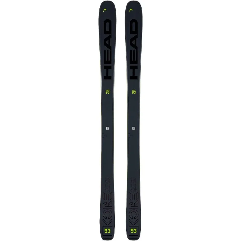 Skis for carving smooth turns on hard-packed snow-2024 Head Kore 93