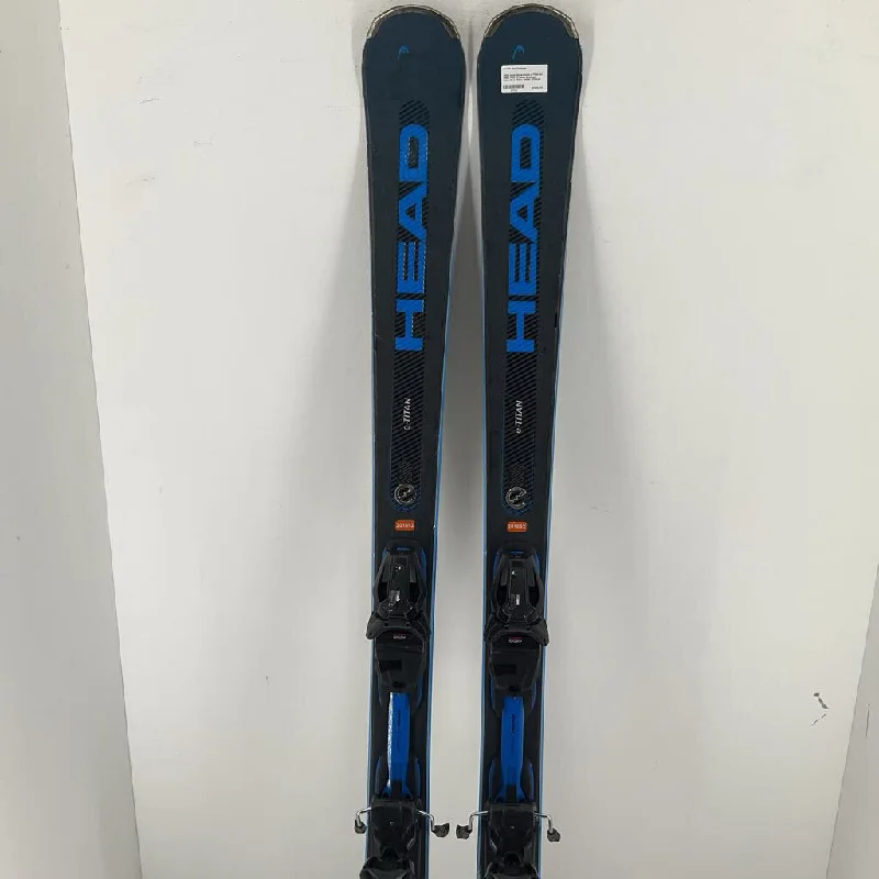 Skis for skiing through deep powder and fresh snow-2024 Head Supershape e-Titan w/ Head PRD 12 Demo Bindings