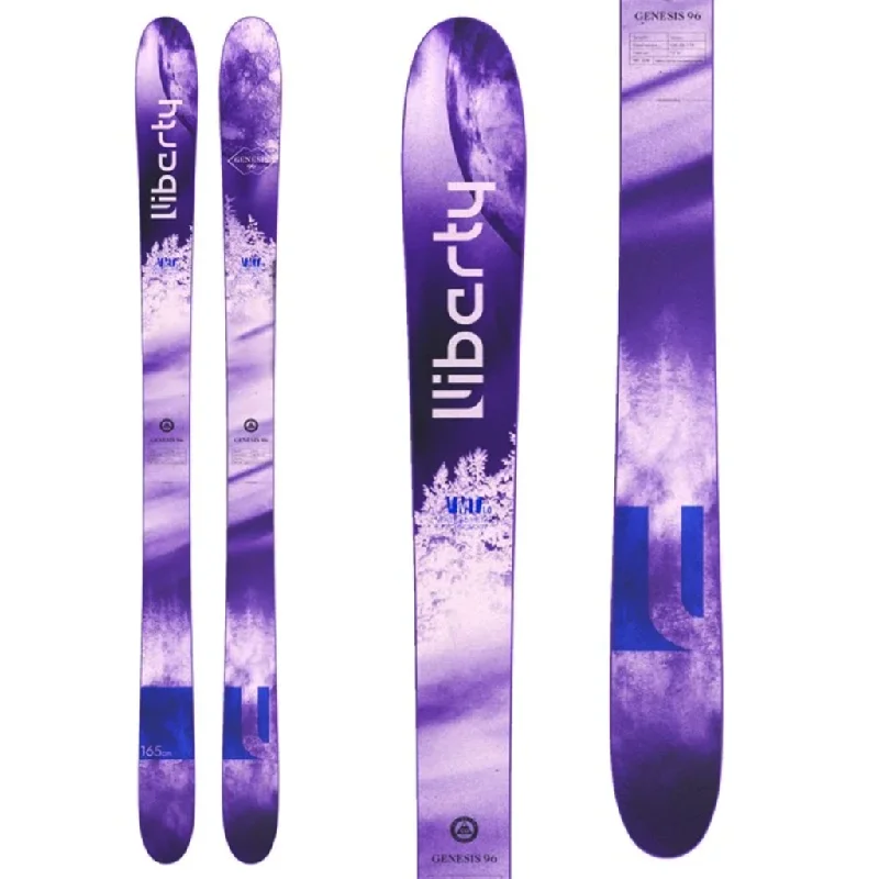 Skis for improved grip on icy terrain-2024 Liberty Genesis 96