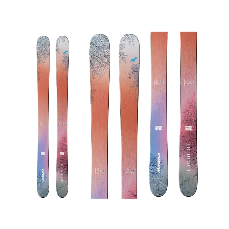 Skis with a great edge grip for icy slopes-2024 Nordica Unleashed 108 W