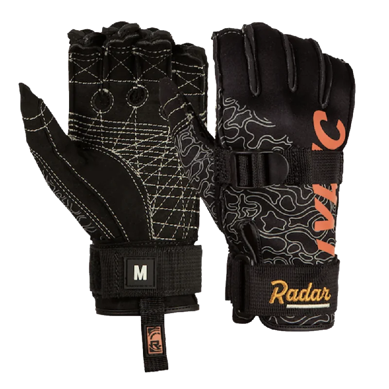 womens classic knitted gloves with ribbed cuffs-2024 Radar Lyric Inside Out Womens Waterski Gloves