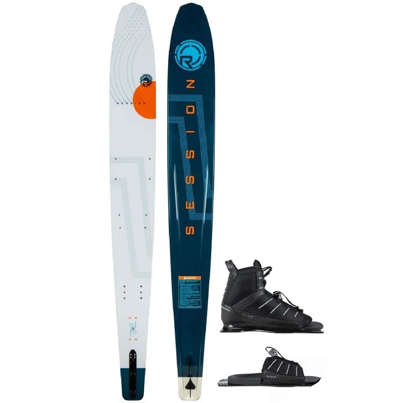 Skis for high-performance carving on icy slopes-2024 RADAR SESSION SKI W/ PRIME BOOT & RTP