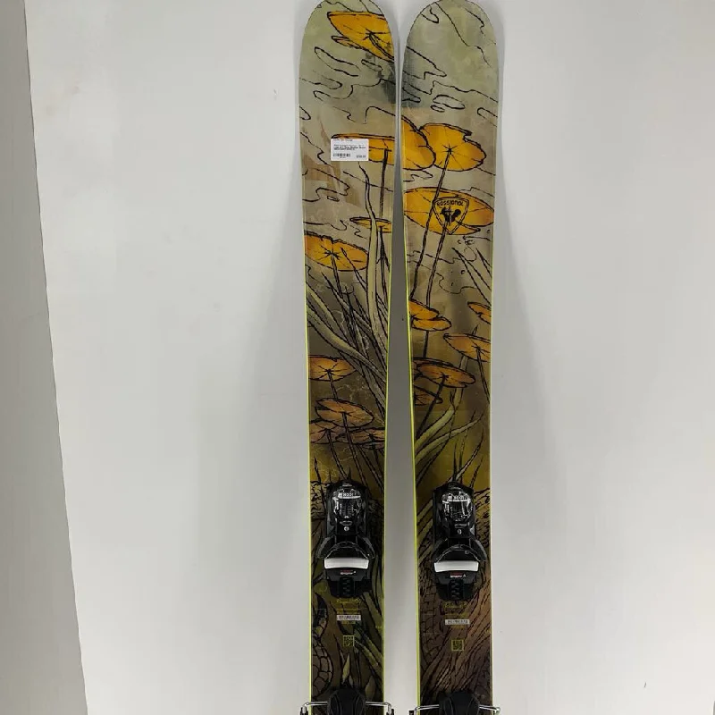 Skis for conquering icy or rocky trails-2024 Rossignol Blackops 118 w/ Look NX12 Demo Bindings