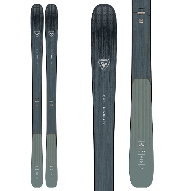 Skis with carbon fiber construction for durability-2024 Rossignol Sender 94 Ti