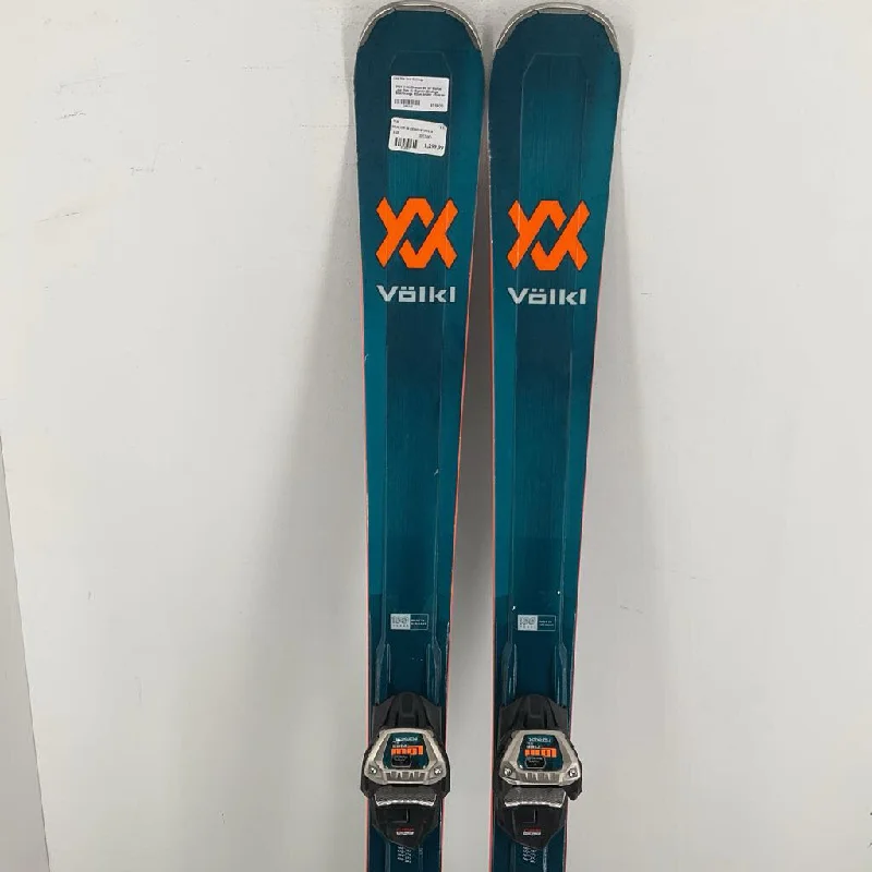 Skis for skiing in extreme weather and snow conditions-2024 Volkl Deacon 84 w/ Marker Low Ride XL System Bindings