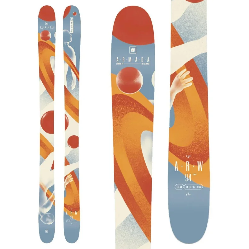 Skis for carving on groomed slopes-2025 Armada ARW 94