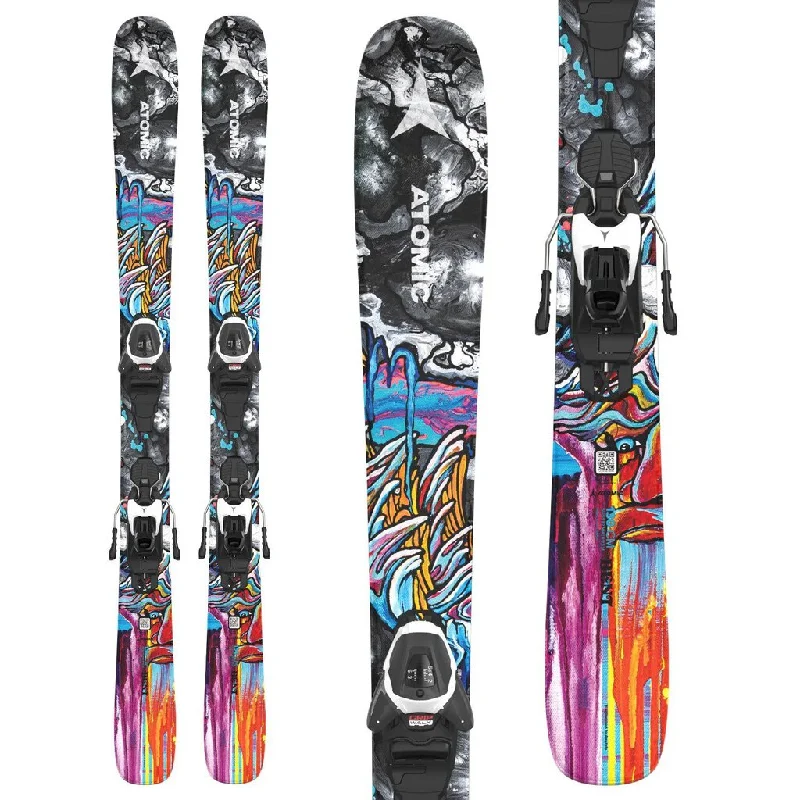 Skis for optimizing ski control on various terrains-2025 Atomic Bent Jr w/ Atomic L 6 GW Demo Bindings