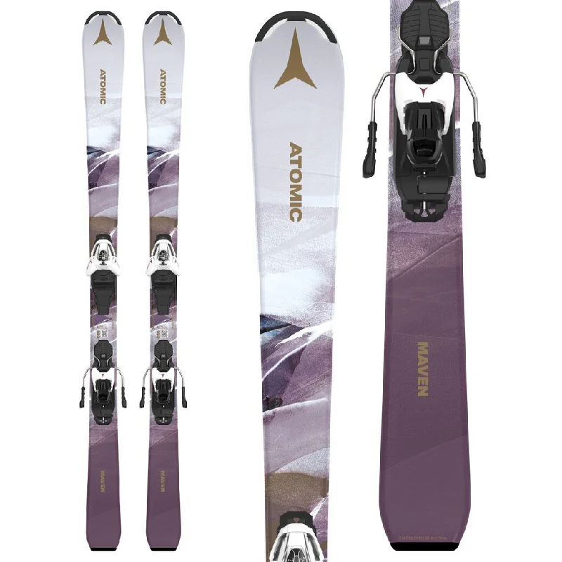 Skis for aggressive turns on challenging trails-2025 Atomic Maven Girl w/ Atomic C5 GW Demo Bindings