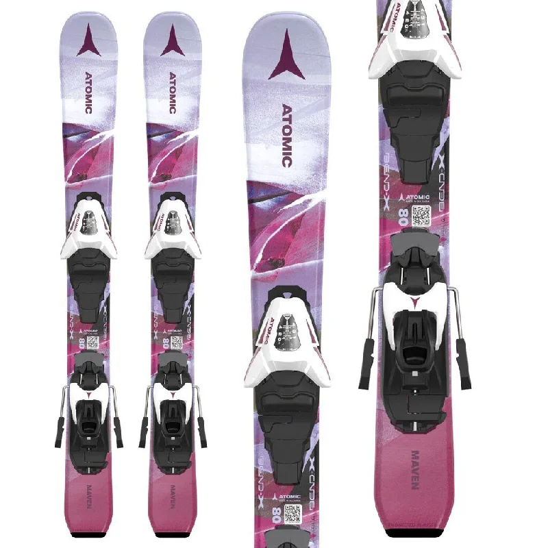 Skis for carving through deep snow in backcountry-2025 Atomic Maven Girl w/ Atomic C5 GW Demo Bindings