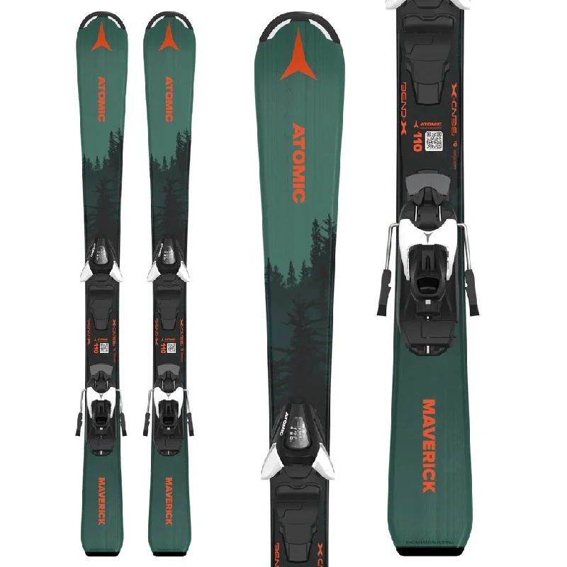 Skis for the ultimate adventure in fresh powder-2025 Atomic Maverick Jr w/ Atomic C5 GW Demo Bindings