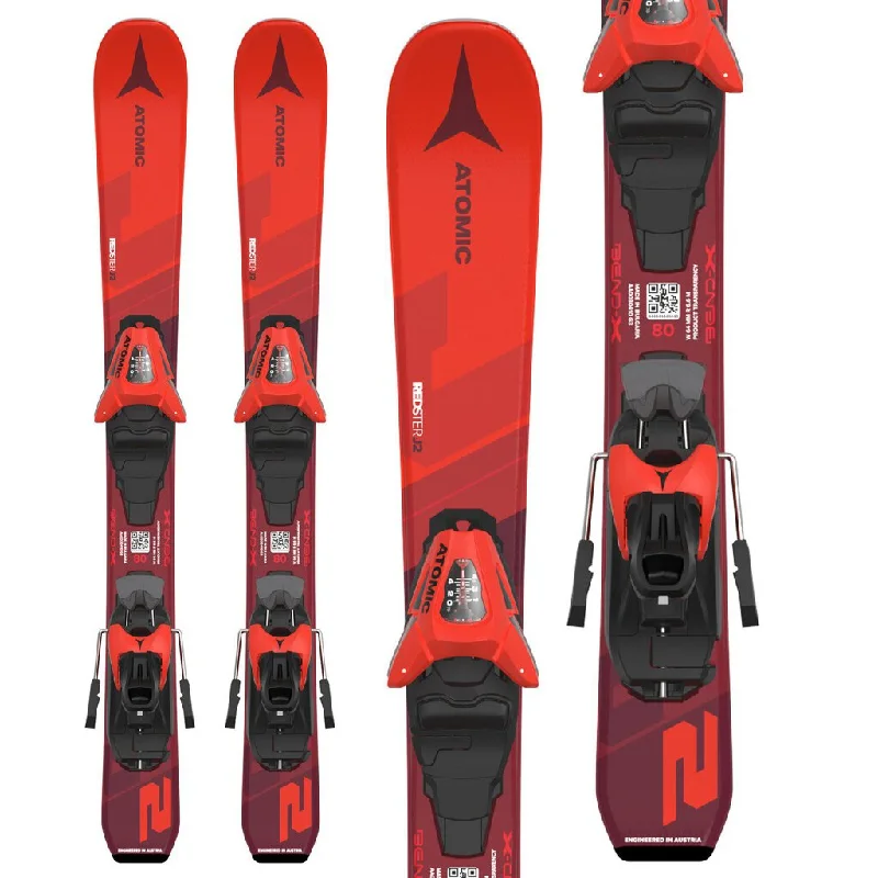 Skis for exploring and pushing skiing limits-2025 Atomic Redster J2 w/ Atomic C5 GW Demo Bindings