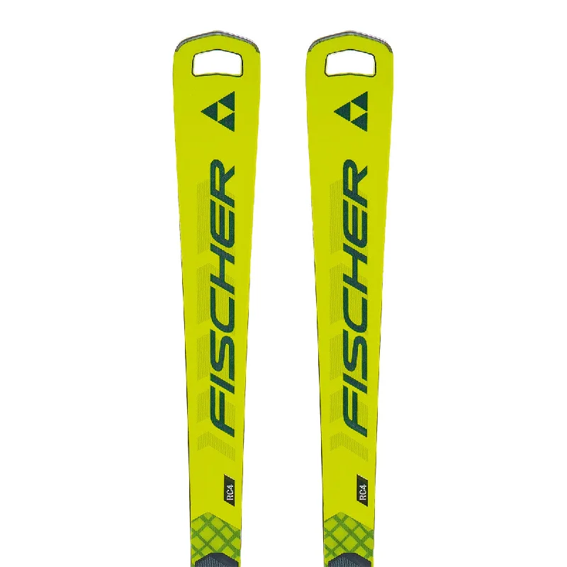 Skis for exceptional grip in icy conditions-2025 Fischer RC4 WC (SC) PRO SL Skis