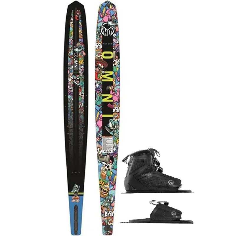 Skis for skiers who love the challenge of steep descents-2025 HO BOYS FUTURE OMNI SKI W/ STANCE 110 BOOT & RTP