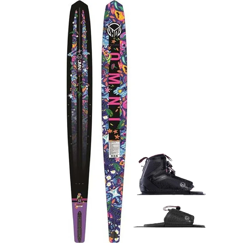 Skis for comfortable skiing in any weather condition-2025 HO GIRLS FUTURE OMNI SKI W/ STANCE 110 BOOT & RTP