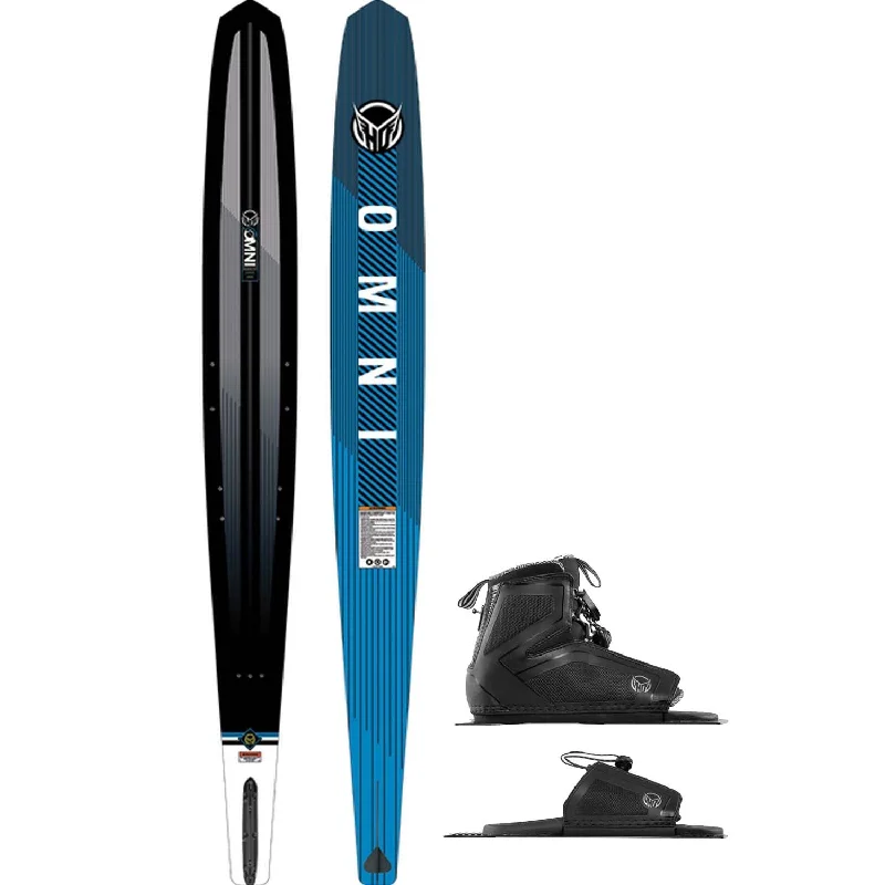 Skis for aggressive downhill runs in harsh conditions-2025 HO OMNI SKI W/ STANCE 110 BOOT & RTP