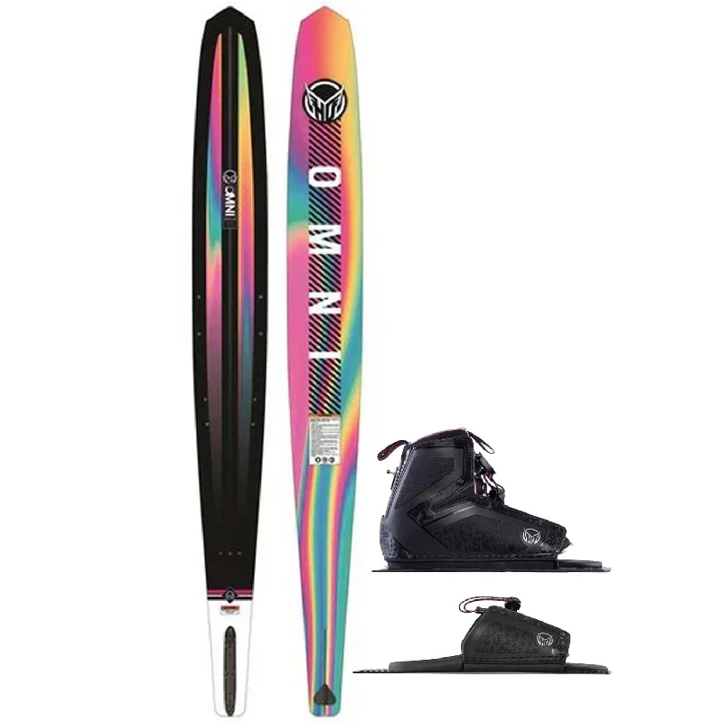 Skis for skiing in all types of snow conditions-2025 HO WOMENS OMNI SKI W/ WOMENS STANCE 110 BOOT & RTP