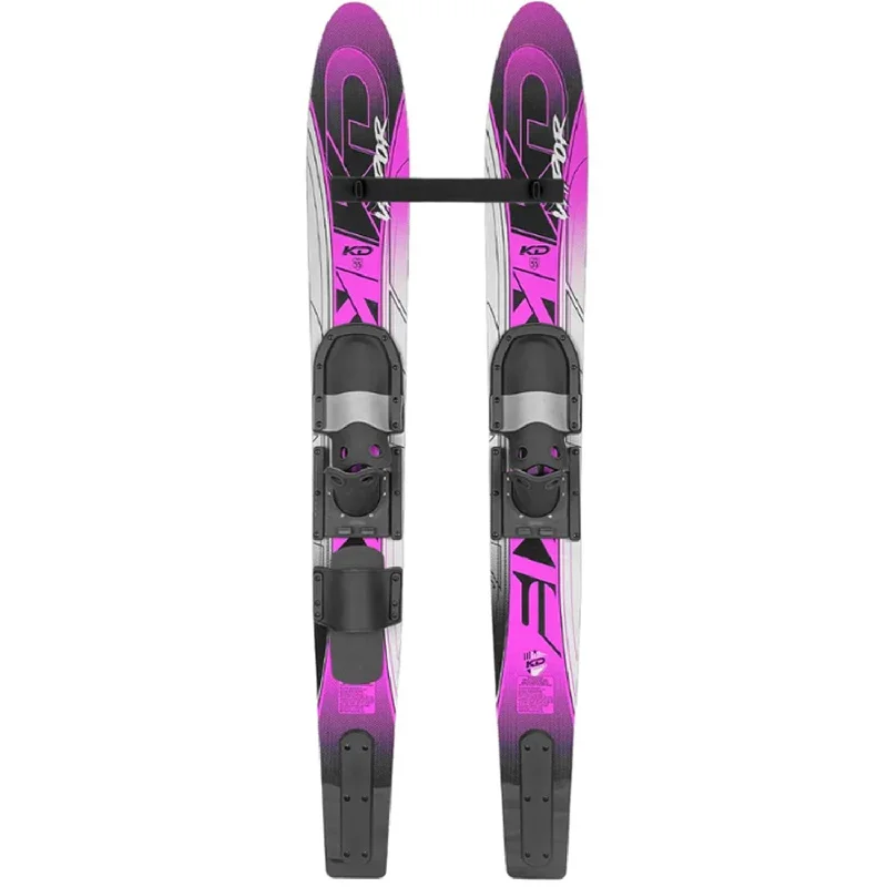 Skis for ultimate fun in the terrain park-2025 KD VAPOR JNR COMBO SKIS - PURPLE