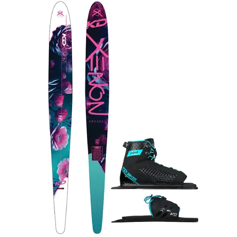 Skis for perfecting skiing form in any snow condition-2025 KD XENON SKI W/ WOMENS AXCESS BOOT & RTP