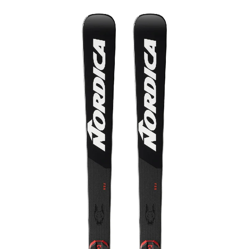 Skis for aggressive skiing in all snow conditions-2025 Nordica Dobermann JR GSJ Skis