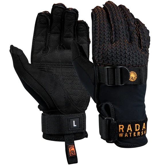 womens warm gloves with adjustable cuffs-2025 Radar Hydro-A Water Ski Gloves