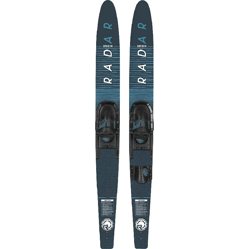 Skis for skiers who need precision in their turns-2025 RADAR ORIGIN COMBOS W/ HORSESHOE BINDINGS