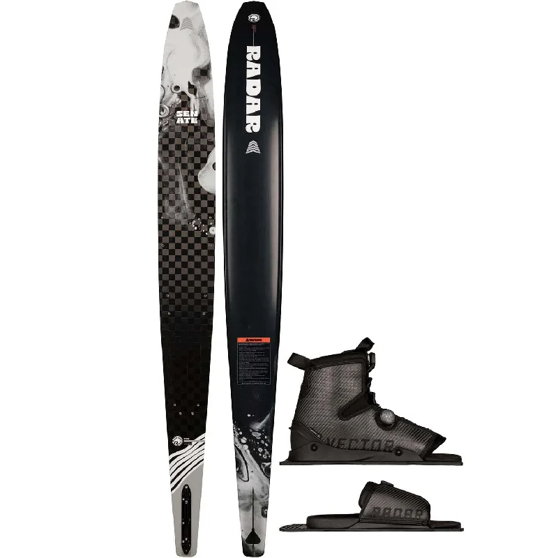 Skis for superior control in unpredictable snow conditions-2025 RADAR SENATE PRO BUILD SKI W/ CARBITEX VECTOR BOA BOOT & RTP