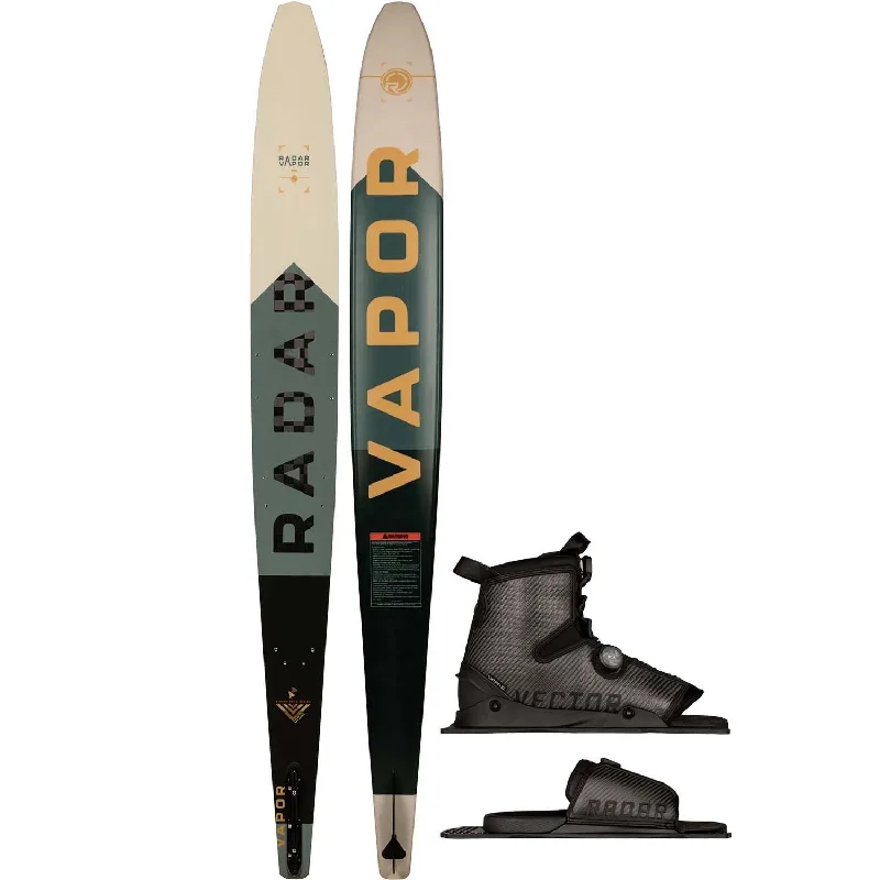 Skis for carving into the deepest powder-2025 RADAR VAPOR PRO BUILD SKI W/ CARBITEX VECTOR BOA BOOT & RTP